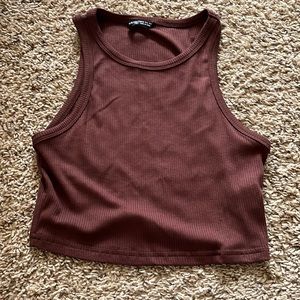 brown tank top never worn